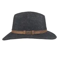 Hatland Stanfield - Vilten hoed - Antraciet - XL