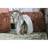 Nature - Winterhoes - 200 x Ø150cm - beige - afdekhoes - met rits