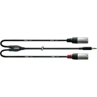Cordial 3 M REAN JACKPLUG 3,5 MM/2X XLR M