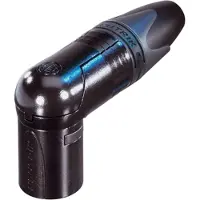 Neutrik NC4MRX-B XLR-connector Stekker, haaks Aantal polen: 4 Zwart 1 stuk(s)