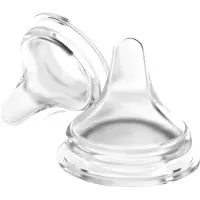 Lansinoh Natural Wave Teats Slow Flow - Small 2 stk.