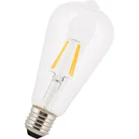 Bailey LED lamp E27 | Edison ST64 | Sensorlamp dag/nacht | Filament | Helder | 2700K | 4W