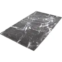Kleine wolke Como badmat 60x100x1 cm, platina