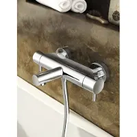 Hotbath Cobber B022 badthermostaat met uitloop chroom