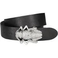 Maze Riem 'Beetle' zwart / zilver