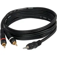 Devine VA7100 jack 3.5 mm stereo - 2x RCA male 10 meter