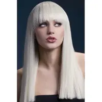Fever Lange Steile Pruik Met Pony - Blond
