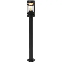 QAZQA Moderne buitenlamp zwart 80 cm IP44 - Gleam