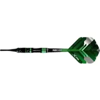 XQ Max dartpijlen Monsoon 90% softtip 18 gr zwart/groen