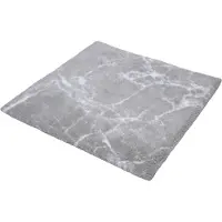 Kleine wolke Como badmat 60x60x1 cm, zilvergrijs