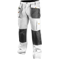 Neo Tools Schilders Werkbroek WIT L/52 Oxford Bescherming 35% Katoen-65% Polyester 267 Gr/m2 CE-EN340