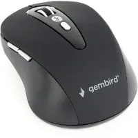 Gembird draadloze Bluetooth muis met 6 knoppen - 800-1600 DPI / zwart