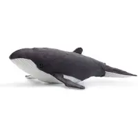 WWF Humpback Walvis Knuffel - - 33 cm - Zwart en wit - Unisex - Kind