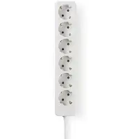 Nedis Stekkerdoos met randaarde, 16 A, 6-wegs, 1.5m