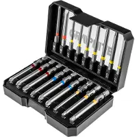 Graphite Bitset | 18-delig | In opbergbox extra lang - 6480223