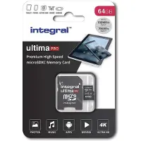 Integral MicroSDXC geheugenkaart UHS-I MEMORY Premium Hoge Snelheid V30 UHS-I U3 64 Go