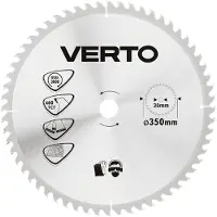 Verto Zaagbladen, Cirkelzaag 350x30mm 60Z 61H144