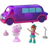 Polly Pocket Pollyville Party Limo - Speelset voor Feestplezier met Polly en Vrienden - Perfect Voor Creatieve Kinderen!