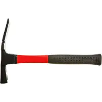 GRUPA TOPEX Ziegelhammer mit Kunststoffgriff 600g (02A913)