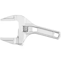 Topex Verstelbare aluminium moersleutel, 200 mm, werkbereik 0-70 mm