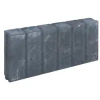 Gardenlux 5 stuks! Blokjesband zwart 8x25x50 cm