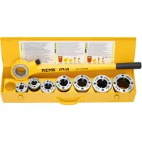 Rems Kranen, Hand-snijklem EVA set 1/2" - 2" in plaatstalen doos