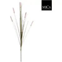 Mica Decorations - Rietgras kunstplant losse steel - groen - 84cm - Kunstplanten