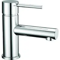 Sub Kiruna Evo wastafelkraan met gladde body, chroom