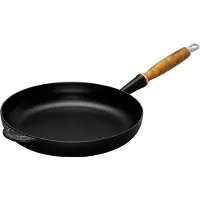 Le Creuset koekenpan rond ø 24 cm gietijzer zwart