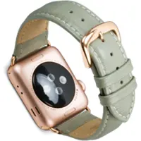 dbramante1928 Madrid Apple Watch 38mm Leren Horlogeband Groen