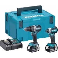 Makita DLX2180TJ LXT 18V Combiset voor Klopboor- en Slagschroefklussen