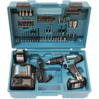 Makita 2 vitesses-Perceuse-visseuse à percussion sans fil + chargeur