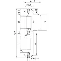 Nemef Sluitplaat P1279/17 Ls Afg. 10 Stuksverpakking Sluitplaat P1279/17 Ls - 9127990172 - 9127990172