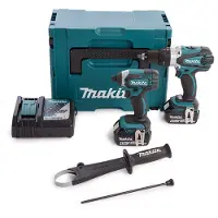 Makita DLX2145MJ 18V Li-Ion Accu Combiset In Mbox (2x 4,0Ah Accu)