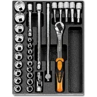 Beta Harde voorgevormde inzetbakken met assortiment gereedschap T82 - 024240082