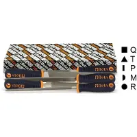 Beta 5-delig set basterd vijlen met handgreep 1719BMD12/S5 - 017190363