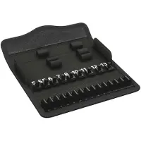 Wera Vouwetui voor Kraftform Micro-sets met hoogstens 12 delen, leeg, 235 x 115 mm - 1 stuk(s) - 05136468001