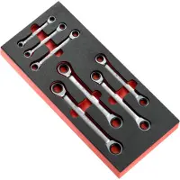 Facom module 7 ratelringsleutels 12-kant 6 tot 19 mm - MODM.64J7