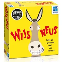 MEGABLEU Wijsneus - Het Grappige Quizspel voor de Hele Familie - Bordspel Vanaf 12 Jaar - 2-6 Spelers - Gezelschapsspel met Hints