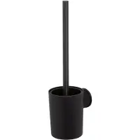 Tiger Tune - WC borstel met houder - Toiletborstel - Zelfklevend - Zonder boren - Zwart