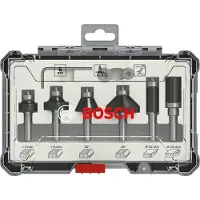 Bosch Accesorios 2607017468 6-delige Frezenset in cassette - Afronden en profileren - 6mm