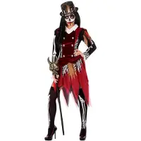 Atosa - Rode voodoo heks outfit voor dames - M / L