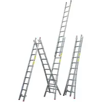 Kippers Rijssen Reformladder SuperPRO geanodiseerd uitgebogen bomen - 2x9 - 1250400209