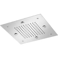 Hotbath Hoofddouche mate inbouw met mist rechthoekig 30x26 cm chroom