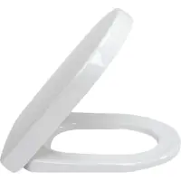 Villeroy & Boch Subway closetzitting quickrelease met rvs scharnieren Wit