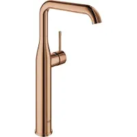 GROHE Essence New wastafelkraan XL met hoge draaibare uitloop EcoJoy warm sunset