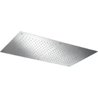 Hotbath Hoofddouche mate inbouw 50x90 cm geborsteld nikkel