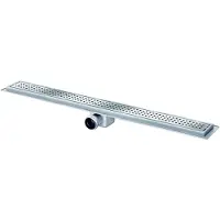 Van den berg afvoergoot 90cm met flens zijafvoer 50 mm RVS