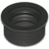 De beer rubber manchet 5x3 cm, metaal