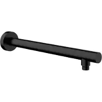 Mueller Black ronde douchearm 45cm zwart